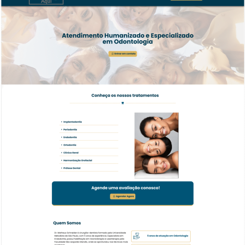 Onepage Dentista 01